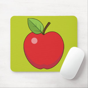 Red Apple Mouse Mat