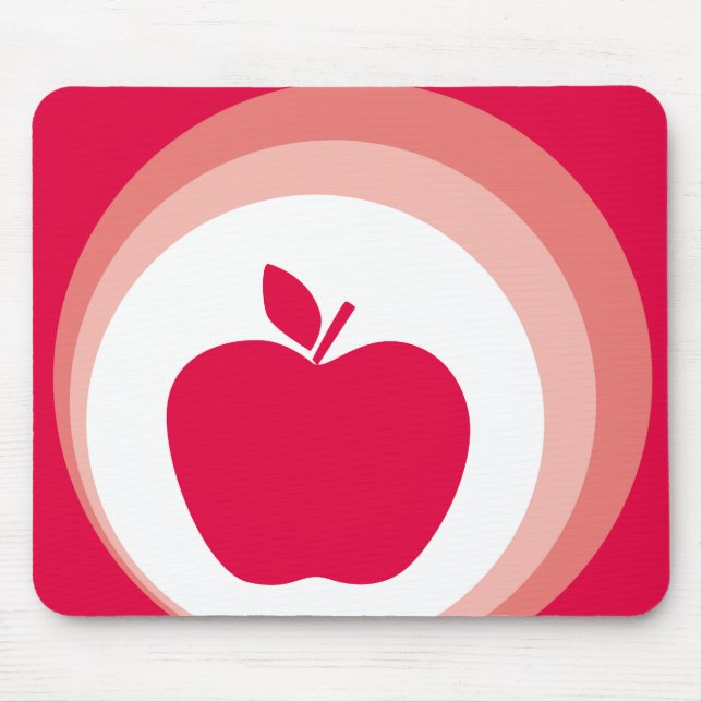 red apple mouse mat (Front)