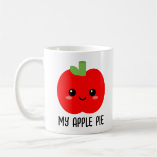 Red Apple Mug, Gift for Daughter, Cute Coffee Mug