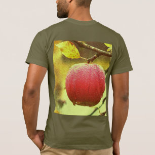 "Red Apple on Tree" Cute Photo. Buy Now T-Shirt