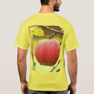 "Red Apple on Tree" Cute Photo. Buy Now T-Shirt
