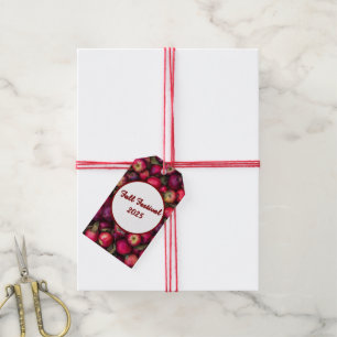 Red Apple Party Customisable  Gift Tags