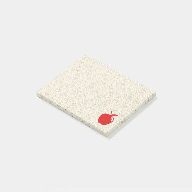 Red Apple  Post-it Notes (Angled)