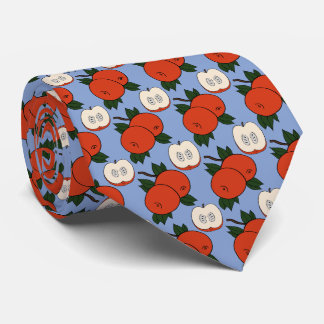 Red Apple Purple Neck Tie