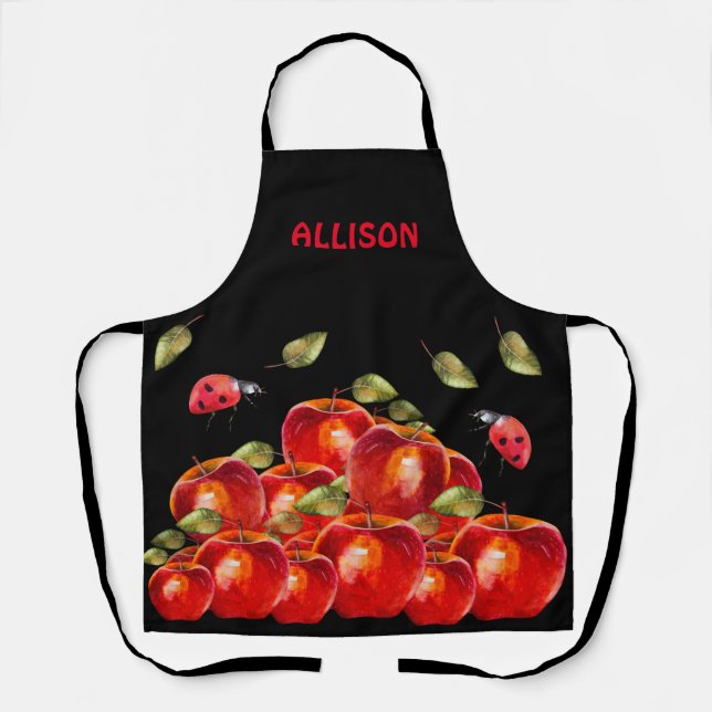 Red Apple’s Black Apron (Front)