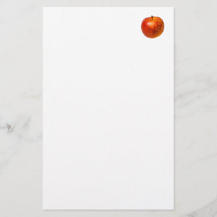 Red apple stationery