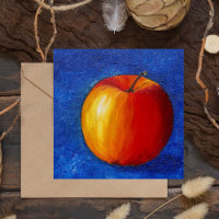 Red Apple - Still Life Painting