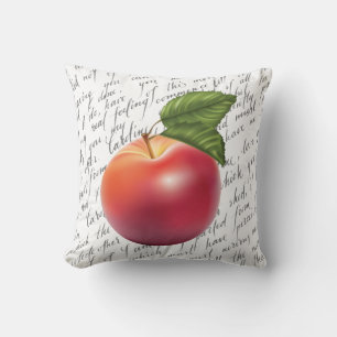 Red Apple Throw Pillow