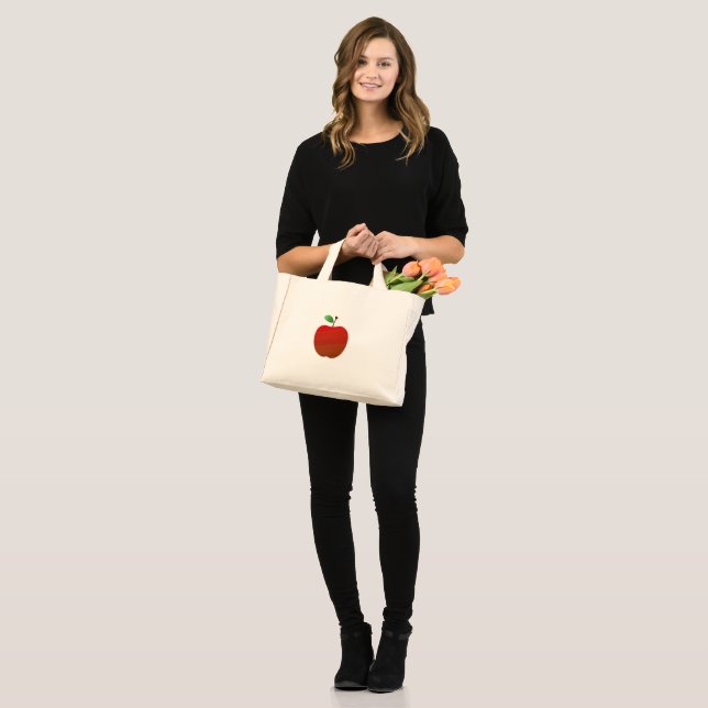 Red Apple Tote Bag (Front (Model))