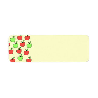 Red Apples and Green Apples, Pattern.