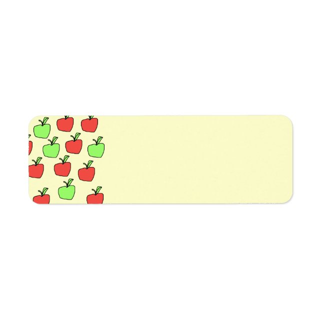 Red Apples and Green Apples, Pattern. (Front)