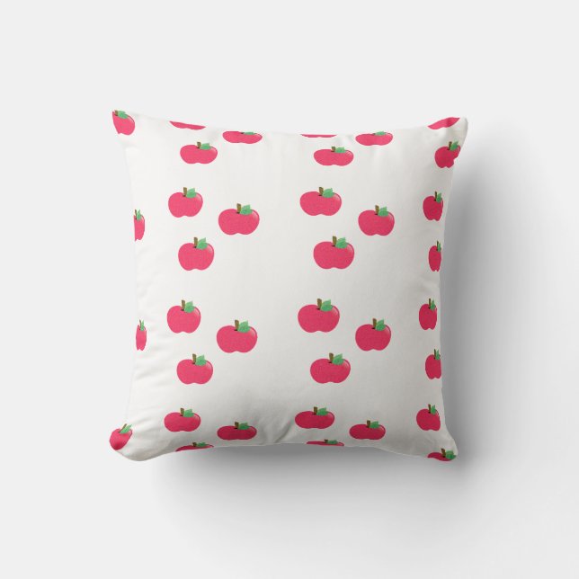 Red apples coderrp cushion (Front)