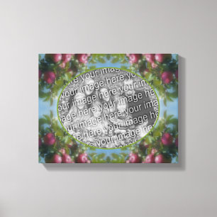 Red Apples On Tree Create Your Own Photo Canvas Print