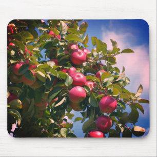 Red Apples On Tree Nature  Mouse Mat