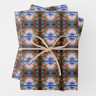 Red Apples On Tree Painting Abstract Personalised Wrapping Paper Sheet