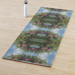 Red Apples On Tree Painting Abstract Yoga Mat