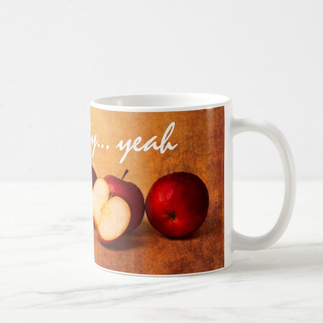 Red Apples Still Life Coffee Mug (Right)