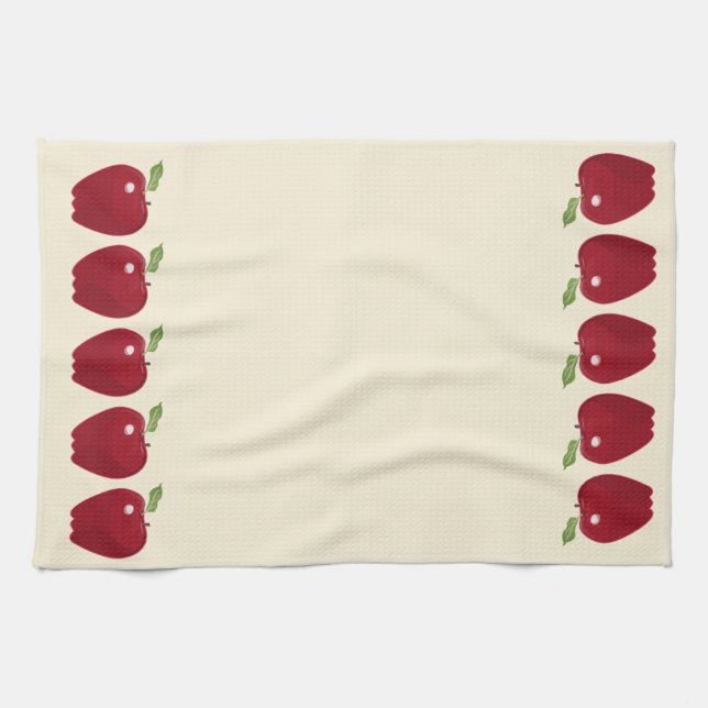 Red Apple's Tea Towel (Horizontal)