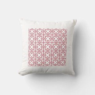 Red Arabic design Ramadan Decor Cushion