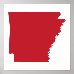 Red Arkansas Poster