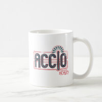 Red Art Deco ACCIO™ Spell Graphic