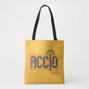 Red Art Deco ACCIO™ Spell Graphic Tote Bag