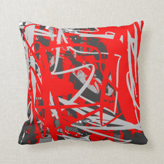red art pillow