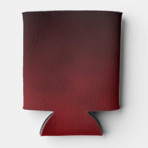Red Artsy Gothic Ombre Can Cooler