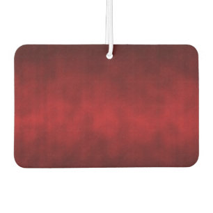 Red Artsy Gothic Ombre Car Air Freshener