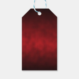 Red Artsy Gothic Ombre Gift Tags