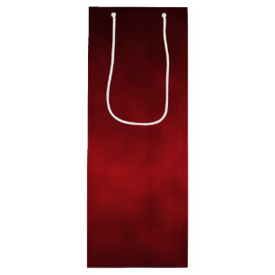 Red Artsy Gothic Ombre Wine Gift Bag