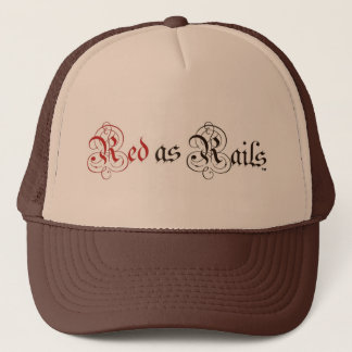 Red as Rails Unisex Fashion Hat