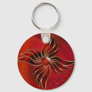 Red As the Flame Keychain