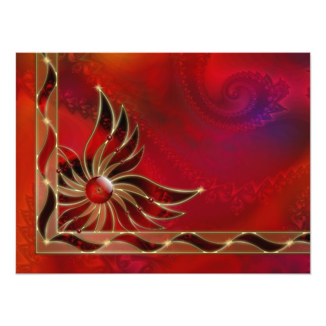 Red As the Flame Photo Print (Front)