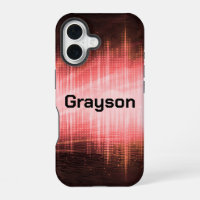 Red Audio Waves