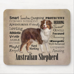 Red Australian Shepherd Traits Mouse Mat