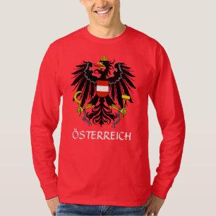 RED Austria Arms "Österreich" Long Sleeve T-Shirt 
