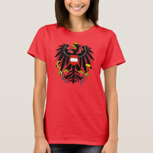 RED Austria Coat of Arms T-Shirt 