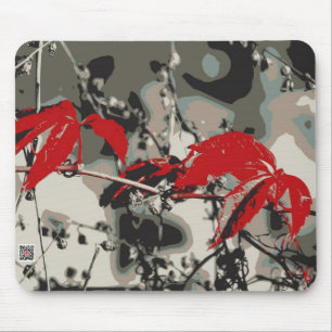 Red Autumn Mouse Mat