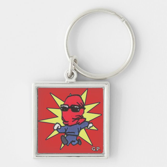 Red Avenger GP Keychain (Front)