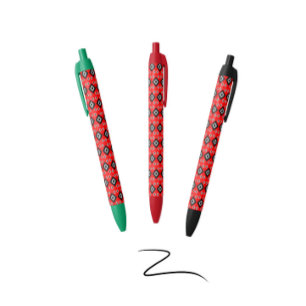 Red Axis Black Ink Pen