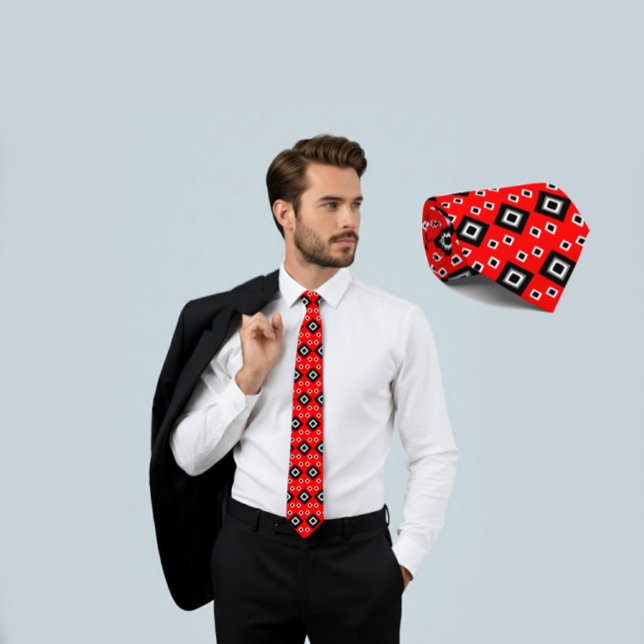 Red Axis Tie (Creator Uploaded)