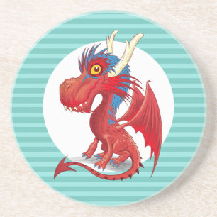 Red Baby Dragon Coaster