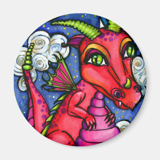 Red Baby Dragon Super Cute Magnet
