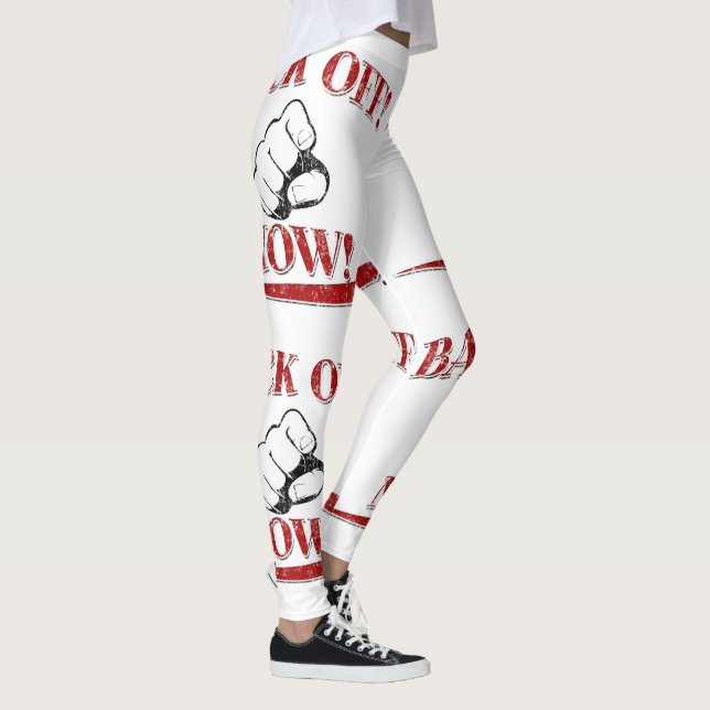 Red Back Off Leggings (Right)