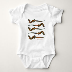 Red Backed Salamanders Baby Bodysuit