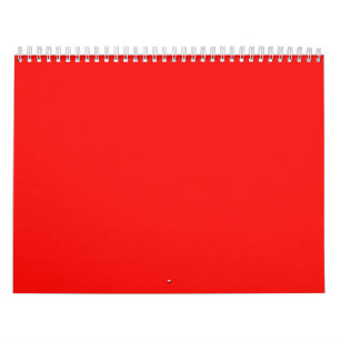 Red Backgrounds on a Calendar