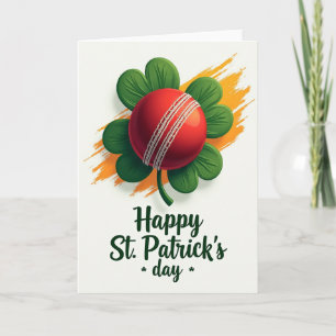 Red Ball Clover Pattern Card
