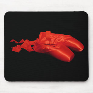 Red Ballet Shoes Mouse Mat