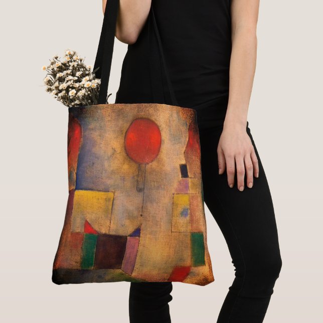 Red Balloon by Paul Klee Tote Bag (Close Up)